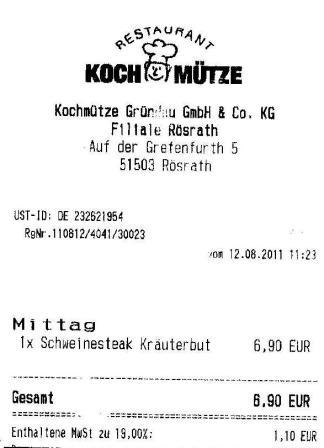 srsg Hffner Kochmtze Restaurant